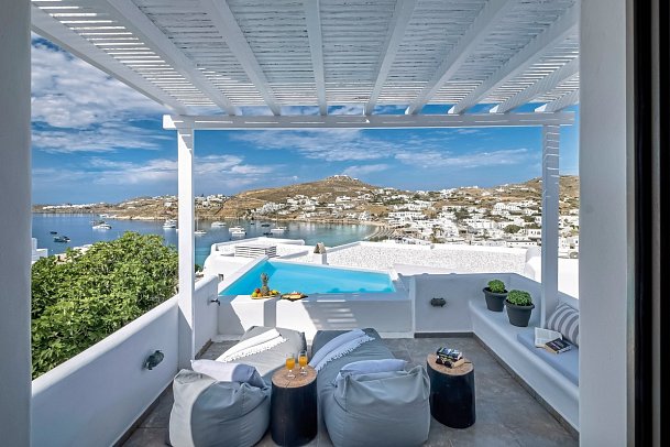 Deliades - Wohnbeispiel Cozy Suite Privatpool (Zimmercodierung WBR)