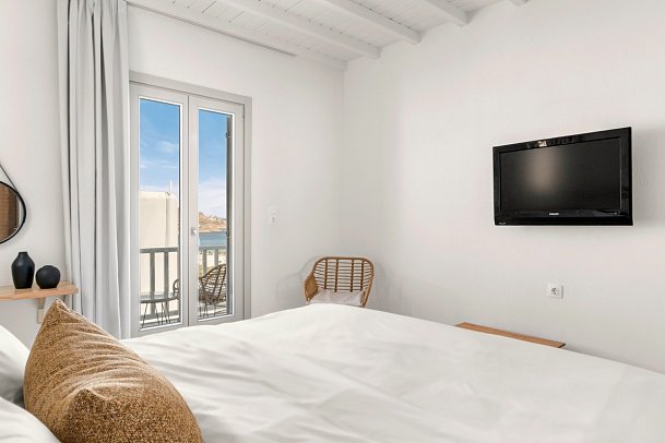 Penelope Village - Wohnbeispiel Doppelzimmer Meerblick (Zimmercodierung DBM)