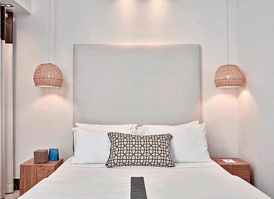 Archipelagos - Wohnbeispiel Doppelzimmer Premium seitl. Meerblick (Zimmercodierung DMN)