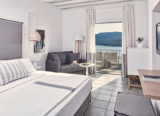 Archipelagos - Wohnbeispiel Doppelzimmer Supreme Meerblick (Zimmercodierung DBM)