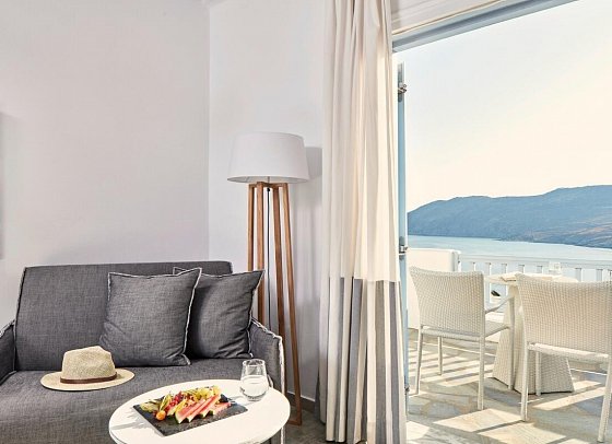 Archipelagos - Wohnbeispiel Doppelzimmer Supreme Meerblick (Zimmercodierung DBM)
