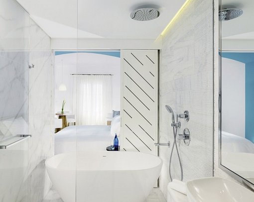 Mykonos Grand Hotel & Resort - Wohnbeispiel Doppelzimmer Premium Gartenblick (Zimmercodierung DMG)