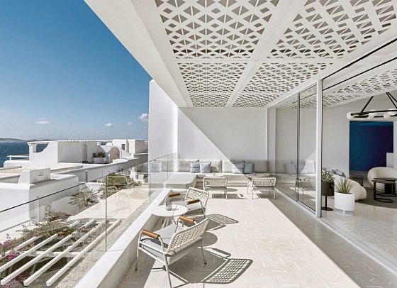 Mykonos Grand Hotel & Resort - Lobby Terrasse