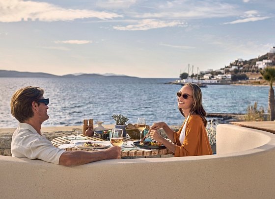 Mykonos Grand Hotel & Resort - Beach Restaurant