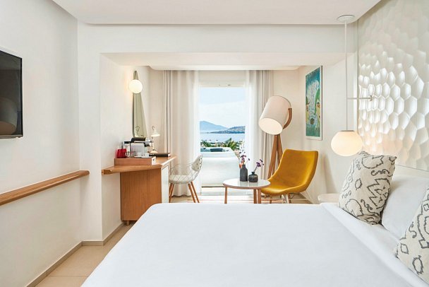 Myconian Kyma - Member of Design Hotels - Wohnbsp. Doppelz. Deluxe Artemis seitl. MB (Zimmercodierung DDN)