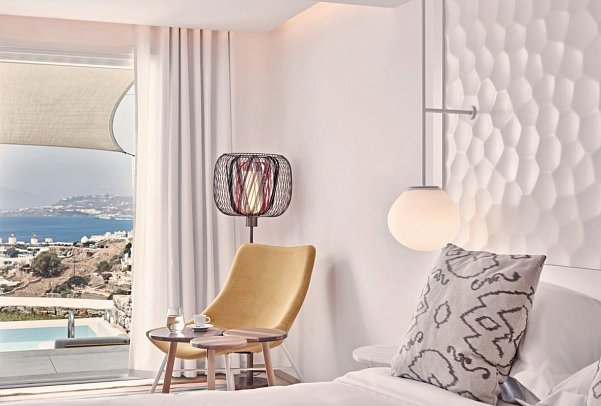 Myconian Kyma - Member of Design Hotels - Wohnbeispiel Doppelzi. Superior Horizon mit Meerblick und Privatpool (Zimmercodierung DSR)