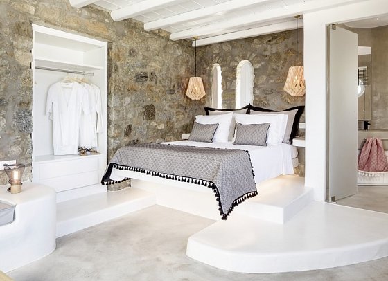 Mykonos No 5 - Wohnbeispiel Suite seitlicher Meerblick (Zimmercodierung WBN)