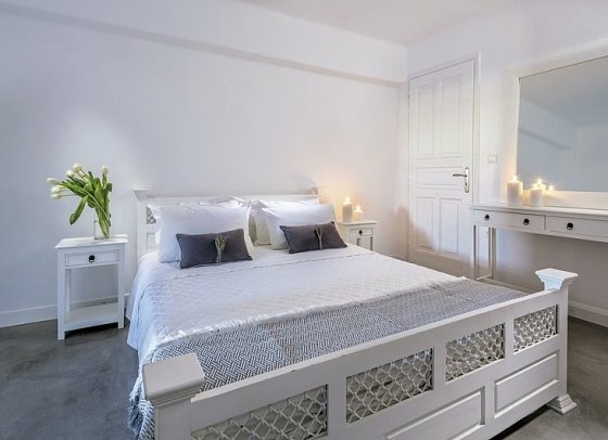 Mykonos No 5 - Wohnbeispiel Doppelzimmer Deluxe Meerblick (Zimmercodierung DDM)
