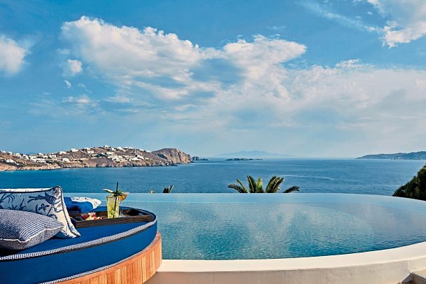 Katikies Mykonos - Upper Deck Lounge