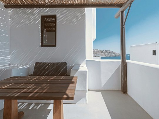 ananea Mykonos - Wohnbeispiel Suite Meerblick (Zimmercodierung W1M)