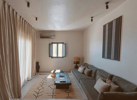 ananea Mykonos - Wohnbeispiel Suite Meerblick (Zimmercodierung W1M)