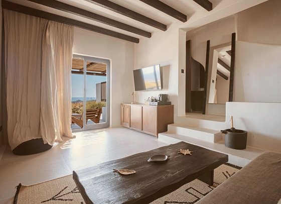 ananea Mykonos - Wohnbeispiel Myconian Villa mit privatem Pool und Meerblick (Zimmercodierung VBR)