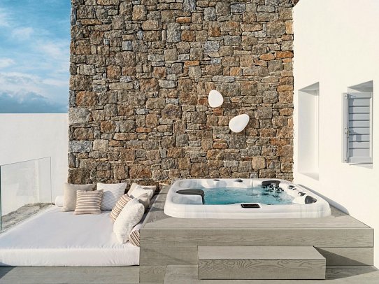 Deos Mykonos - A Myconian Collection Hotel - Delta Sea View with Outdoor Hot Tub