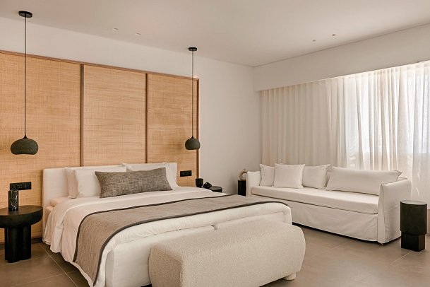 Grace Mykonos - Wohnbeispiel Suite Premium Meerblick Plunge Pool (Zimmercodierung WMR)