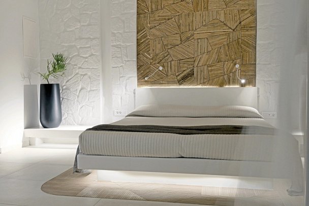 Boutiquehotel Andronikos - Wohnbeispiel Doppelzimmer Superior Gartenblick (Zimmercodierung DSG)