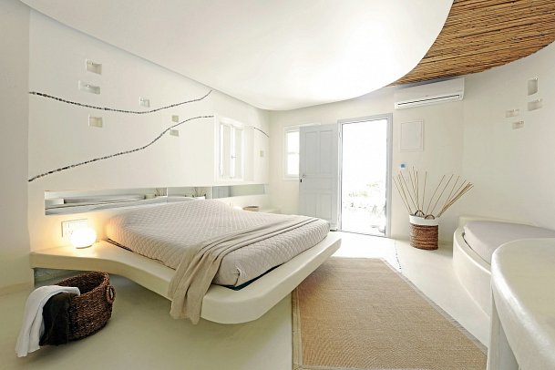 Boutiquehotel Andronikos - Wohnbeispiel Doppelzimmer Gartenblick Cocoon (Zimmercodierung DBG)