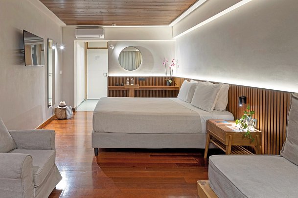 Atrium - Wohnbeispiel Juniorsuite Meerblick (Zimmercodierung JBM)