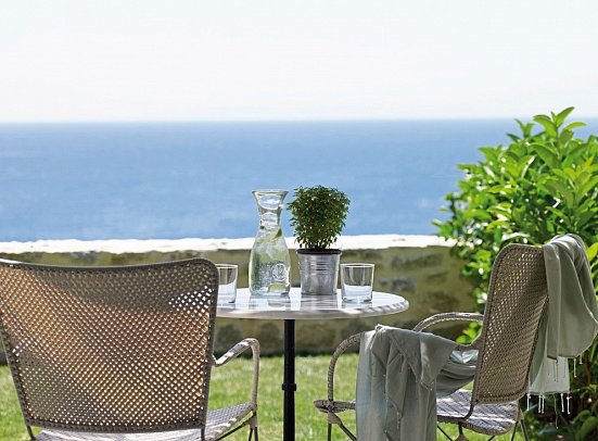 Atrium - Wohnbeispiel Doppelzimmer Deluxe Meerblick (Zimmercodierung DDM)