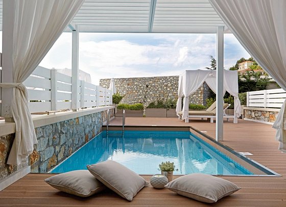 Kassandra Bay Resort & Spa - Wohnbeispiel Suite Privatpool (Zimmercodierung W1R)