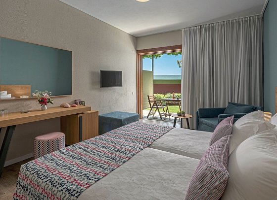 Skiathos Palace - Wohnbeispiel Doppelzimmer Gartenblick (Zimmercodierung D1G)
