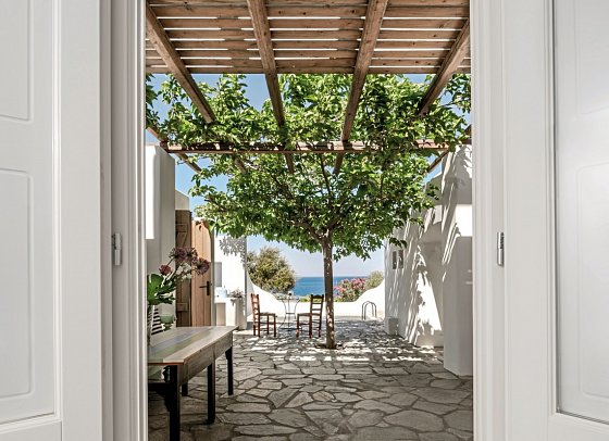 Anema Luxury Suites and Villas - Wohnbeispiel Vorias Suite mit Meerblick (Zimmercodierung W1M)