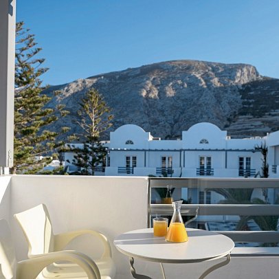 Afroditi Venus Beach Resort - Wohnbeispiel Juniorsuite Gartenblick (Zimmercodierung JBG)