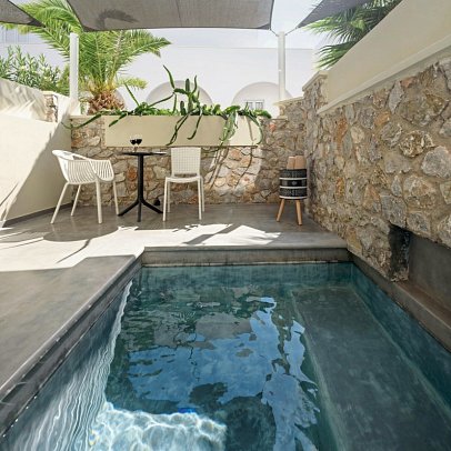 Afroditi Venus Beach Resort - Wohnbeispiel Juniorsuite Außenjacuzzi (Zimmercodierung J1G)