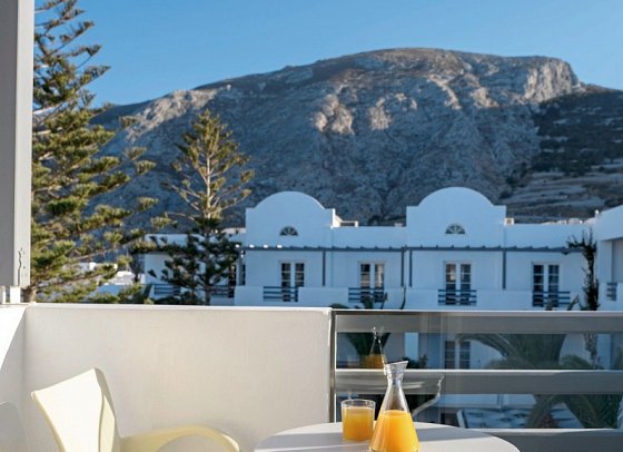 Afroditi Venus Beach Resort - Wohnbeispiel Juniorsuite Gartenblick (Zimmercodierung JBG)
