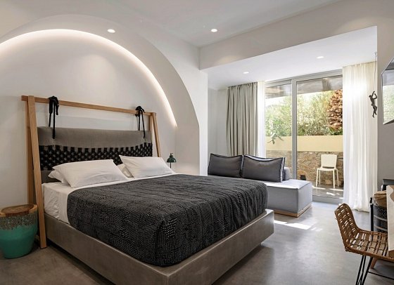 Afroditi Venus Beach Resort - Wohnbeispiel Juniorsuite Außenjacuzzi (Zimmercodierung J1G)