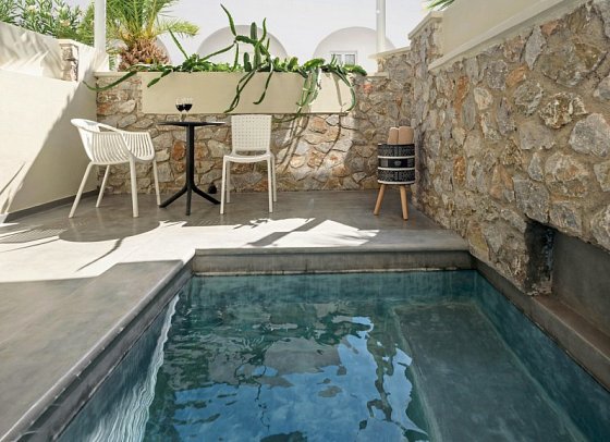 Afroditi Venus Beach Resort - Wohnbeispiel Juniorsuite Außenjacuzzi (Zimmercodierung J1G)