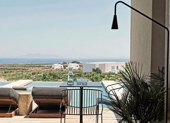 Magma Resort Santorini, Part of the Unbound Collection by Hyatt - King Room Sea View with Private Pool (Zimmercodierung DB2)