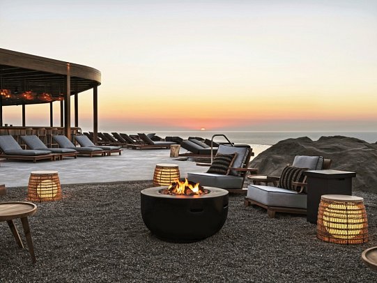 Magma Resort Santorini, Part of the Unbound Collection by Hyatt - On the Rocks Bar & Fire Pit