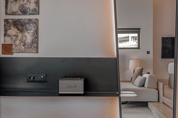 Domes Novos Santorini, Autograph Collection - Wohnbeispiel Bungalow Anesis Zen Privatpool (Zimmercodierung BB1)