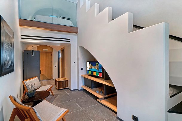 Radisson Blu Zaffron - Wohnbeispiel Doppelzimmer Superior Land- oder Poolblick (Zimmercodierung DSL)