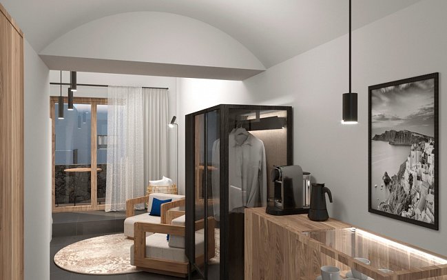 Radisson Blu Zaffron - Wohnbeispiel Juniorsuite Land- oder Poolblick (Zimmercodierung JB1)