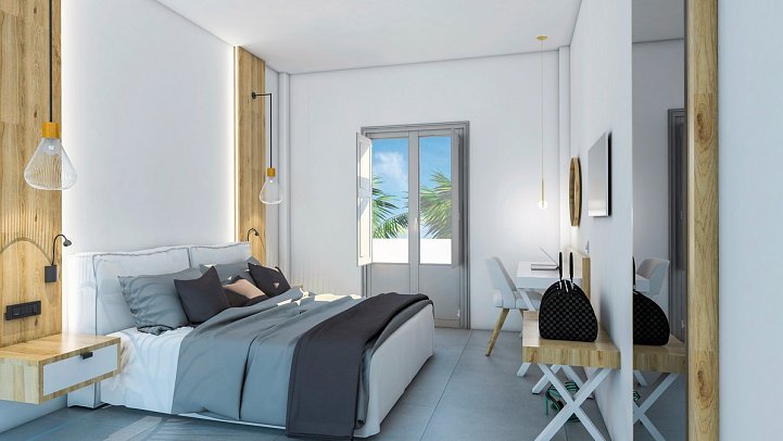 Strogili - Wohnbeispiel Doppelzimmer (Zimmercodierung DB1)