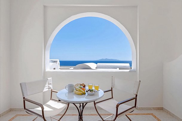 Epavlis Hotel & Spa - Wohnbeispiel Doppelzimmer Superior Meerblick (Zimmercodierung DSM)