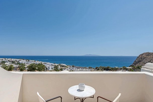 Epavlis Hotel & Spa - Wohnbeispiel Doppelzimmer Deluxe Meerblick (Zimmercodierung DDM)