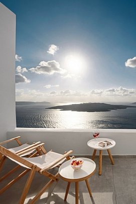 Panorama Suites - Wohnbeispiel Suite mit privatem Balkon Caldera View (Zimmercodierung WBM)