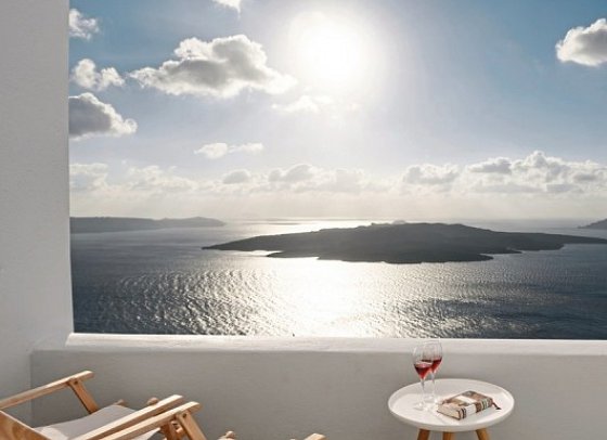 Panorama Suites - Wohnbeispiel Suite mit privatem Balkon Caldera View (Zimmercodierung WBM)