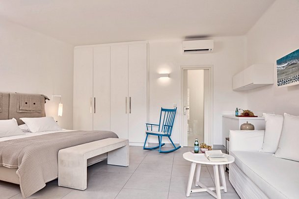 Santo MiraMare Resort - Wohnbeispiel Juniorsuite (Zimmercodierung JB1)