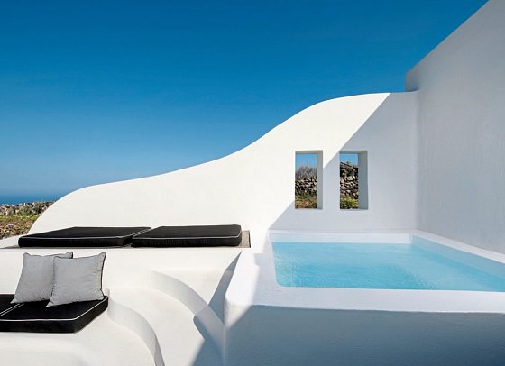 Avaton Resort & Spa - Wohnbeispiel Suite Honeymoon Meerblick (Zimmercodierung WHM)
