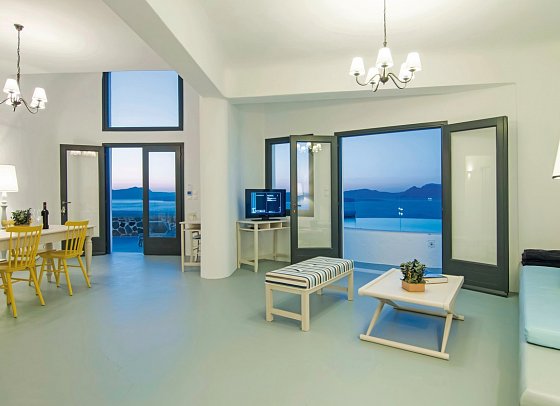 Grand Ambassador Santorini - Wohnbeispiel Villa Ambassador Meerblick Privatpool (Zimmercodierung VBR)