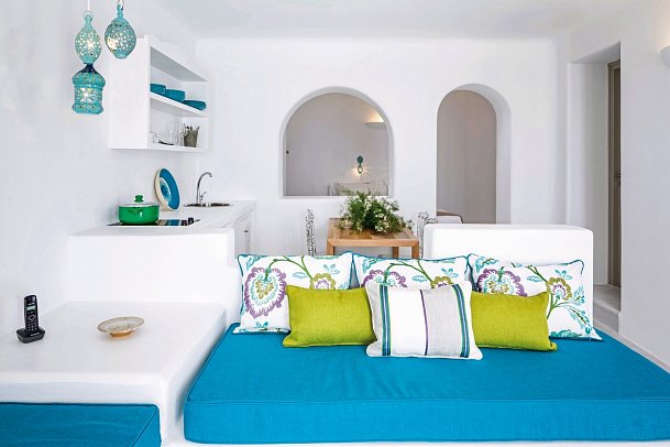 Skyfall Suites - Wohnbeispiel Executive Suite Private mit Meerblick (Zimmercodierung WTM)