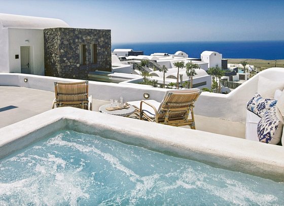 Santo Pure Oia Suites & Villas - Wohnbeispiel Meerblick-Suite