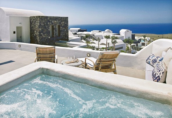 Santo Pure Oia Suites & Villas - Wohnbeispiel Meerblick-Suite