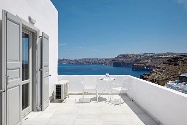 Santorini View Hotel by Highlight - Wohnbeispiel Juniorsuite Meerblick (Zimmercodierung JBM)