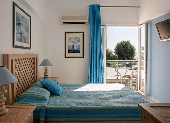 Alesahne Beach Hotel - Wohnbeispiel Doppelzimmer Meerblick (Zimmercodierung DBM)