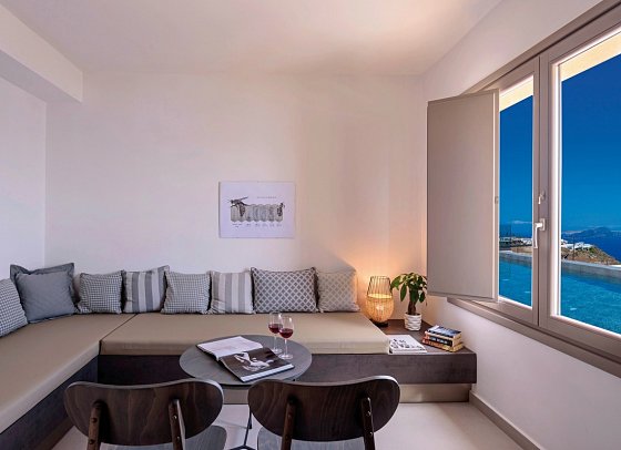 Kalestesia Suites - Wohnbeispiel Suite Superior Meerblick (Zimmercodierung WSM)