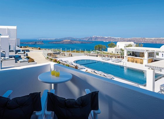 Kalestesia Suites - Wohnbeispiel Suite Komfort Meerblick (Zimmercodierung WFM)